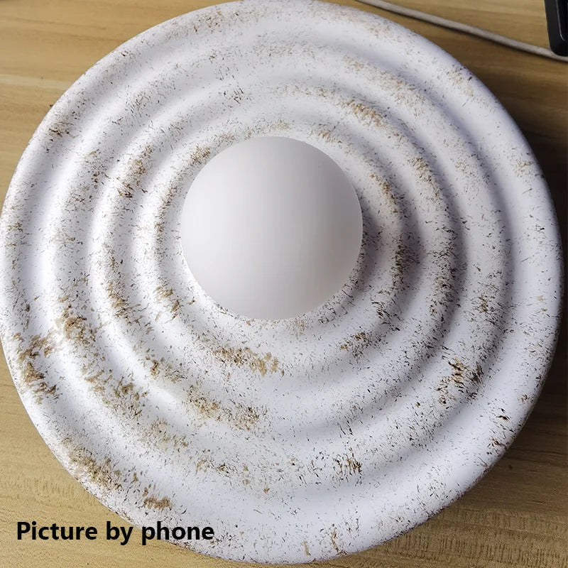 Lumina Round Ripples Wall Light