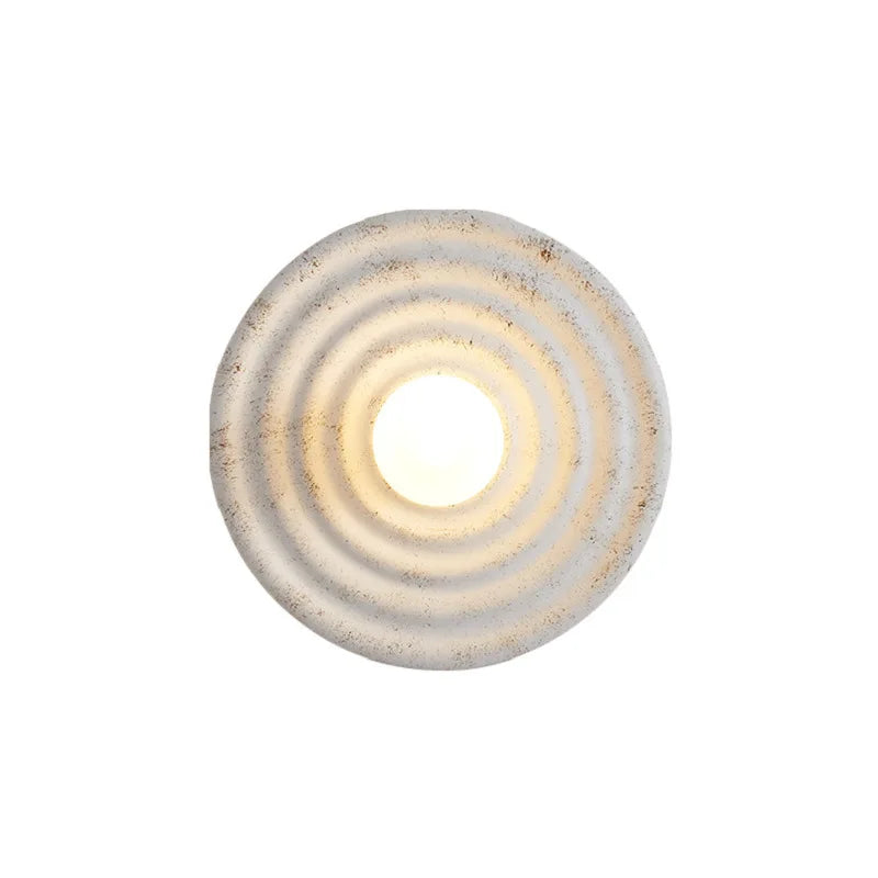 Lumina Round Ripples Wall Light