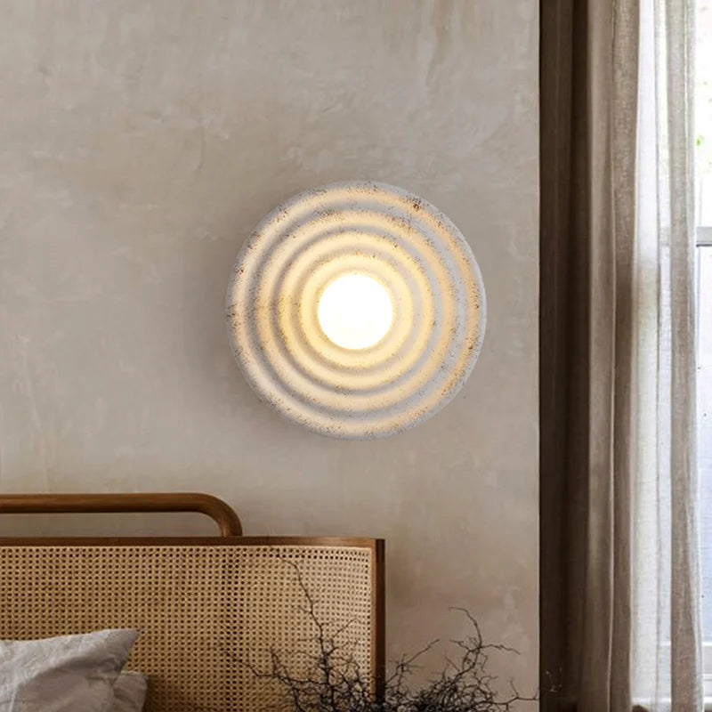 Lumina Round Ripples Wall Light